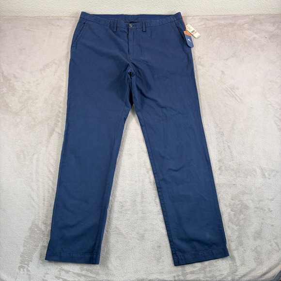 Tommy Bahama Island Chino Pants in Maritime Blue Men 40x34 Straight Leg NWT $128